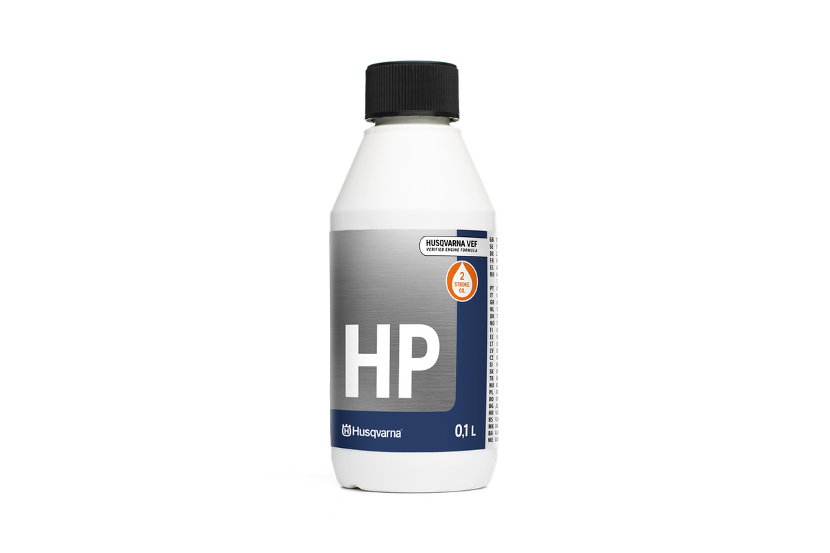 Husqvarna HP 2-taktsolie – 0,1 liter – producentfoto