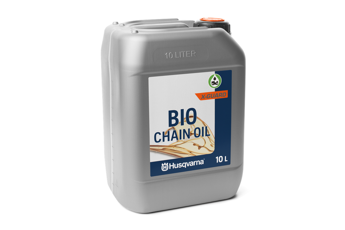 Husqvarna X-GUARD BIO kædeolie – 10 liter – producentfoto