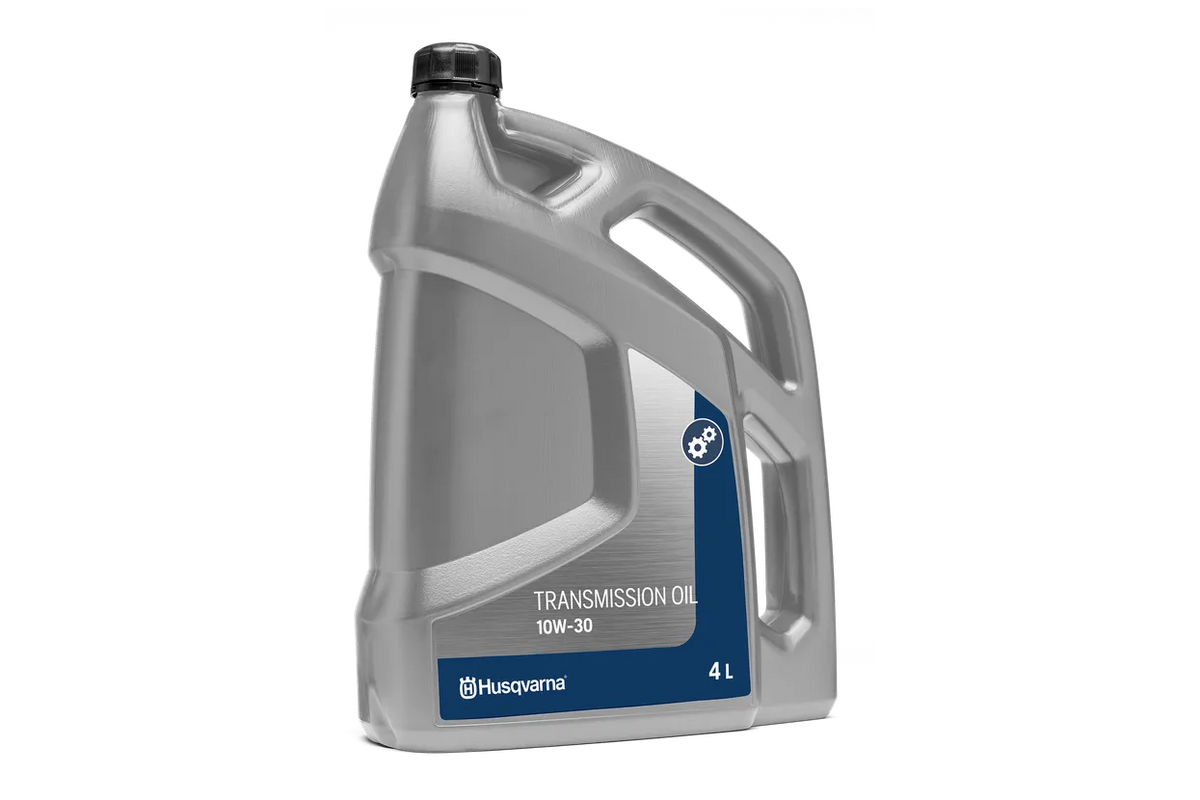 Husqvarna transmissionsolie 10W-30 AWD – 4 liter – produktfoto